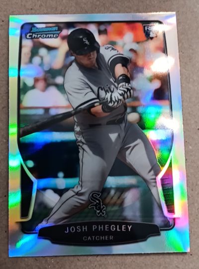 2013 Bowman Chrome #15 Josh Phegley — front