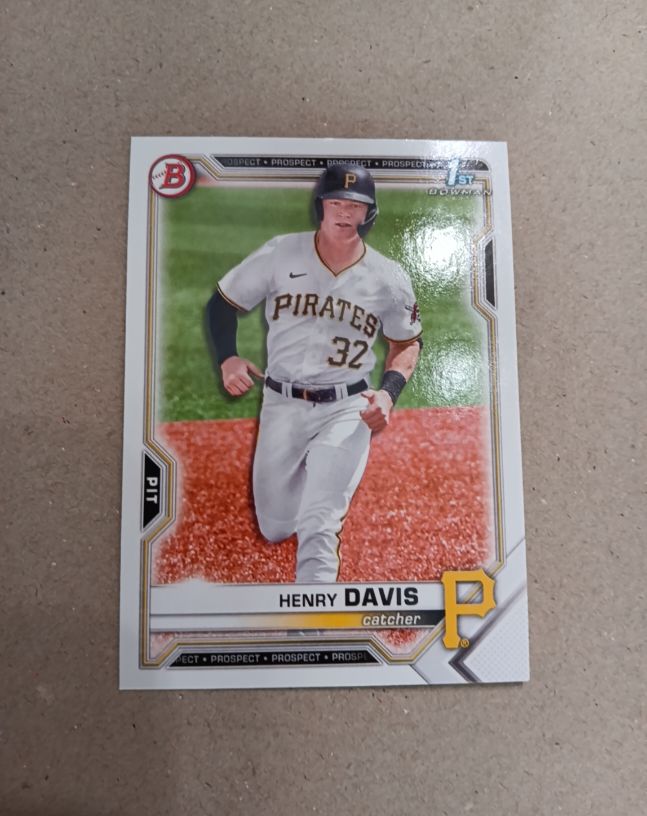 2021 Bowman Draft #BD-48 Henry Davis — front