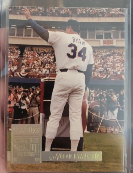 1994 Donruss Career Salute Special Edition #1 Nolan Ryan — front