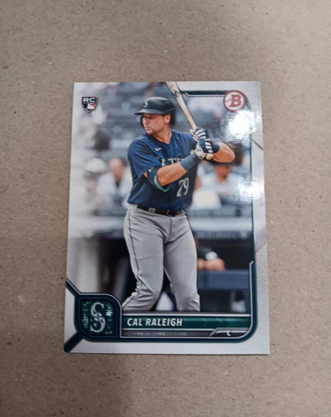 2022 Bowman #49 Cal Raleigh — front