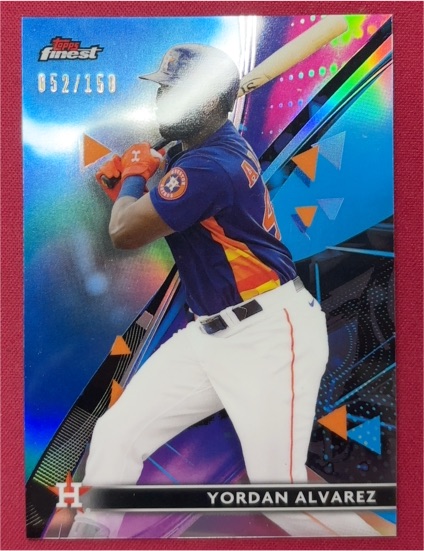 2021 Topps Finest #95 Yordan Alvarez — front