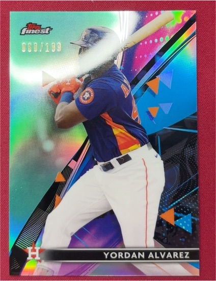 2021 Topps Finest #95 Yordan Alvarez — front