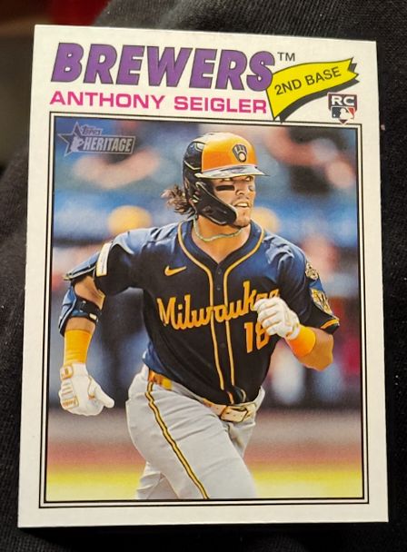 2026 Topps Heritage #128 Anthony Seigler — front