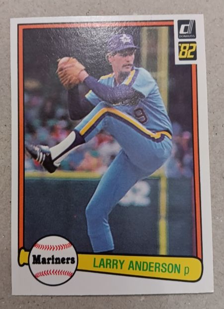 1982 Donruss #428 Larry Anderson — front