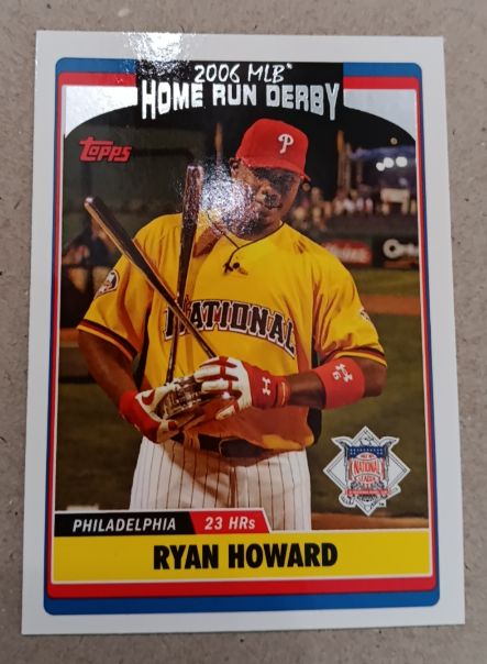 2006 Topps Updates & Highlights #UH283 Ryan Howard Home Run Derby — front