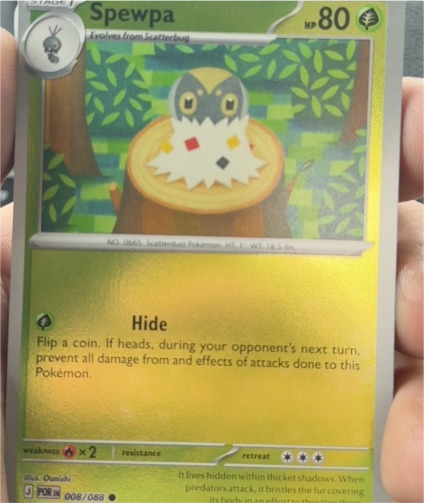 2026 Pokémon Perfect Order #008 Spewpa — front