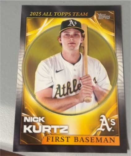 2026 Topps Series 1 #ATT-2 Nick Kurtz 2025 All Topps Team — front