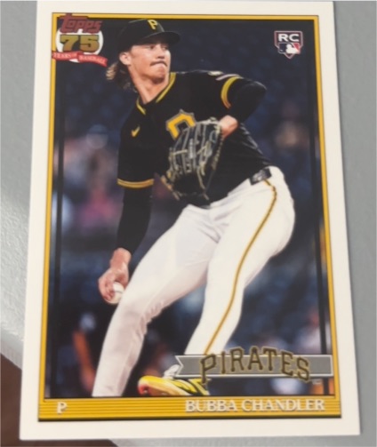 2026 Topps 75 Years #T91-51 Bubba Chandler — front