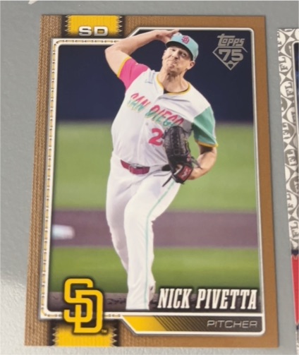 2026 Topps #9 Nick Pivetta — front