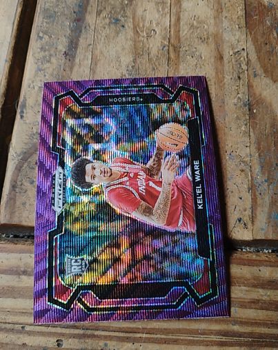 2024 Panini Prizm Draft Picks #24 Kel'el Ware Purple Wave Variation — front