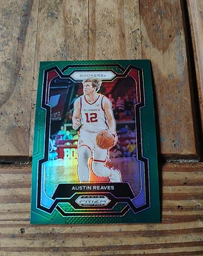 2024 Panini Prizm Draft Picks #40 Austin Reaves Green Prizm — front