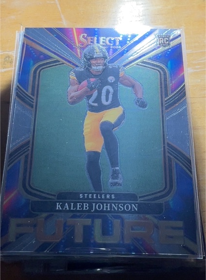 2025 Panini Select #22 Kaleb Johnson FUTURE — front