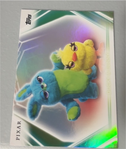 2026 Topps Disney Neon #36 Ducky & Bunny — front
