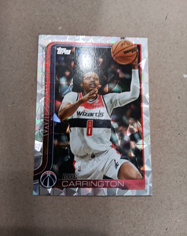 2025-26 Topps #97 Bub Carrington — front
