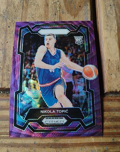 2024 Panini Prizm Draft Picks #10 Nikola Topic — front