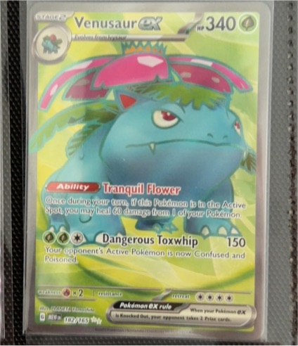 2023 Pokémon TCG Scarlet & Violet 151 Venusaur ex #003/165 — front