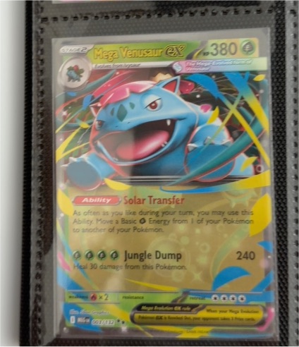 2016 Pokémon Mega Venusaur EX 003/132 — front