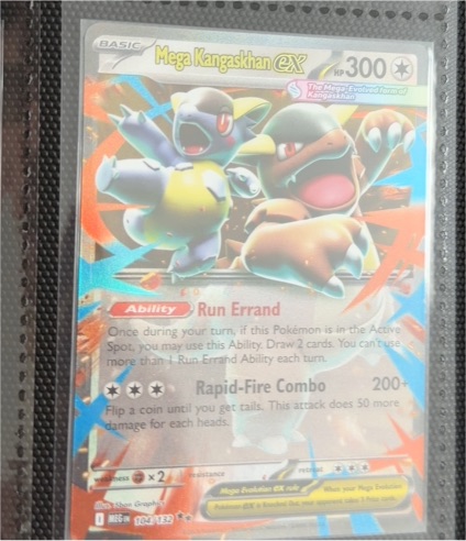 2025 Pokémon Mega Kangaskhan ex #104 — front