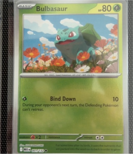 2026 Pokémon TCG ME01 #001 Bulbasaur — front