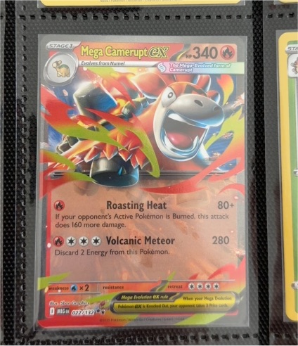 Mega Camerupt EX 022/132 — front