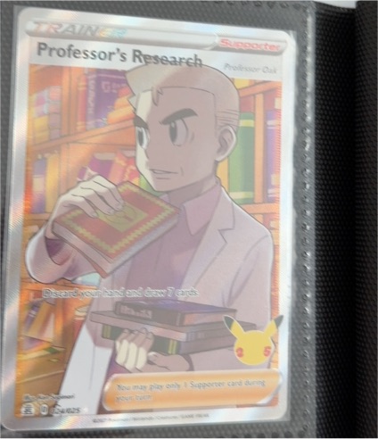 2021 Pokemon Celebrations #024 Professor's Research Full Art — front
