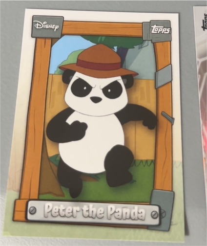 2026 Topps Disney Peter the Panda — front
