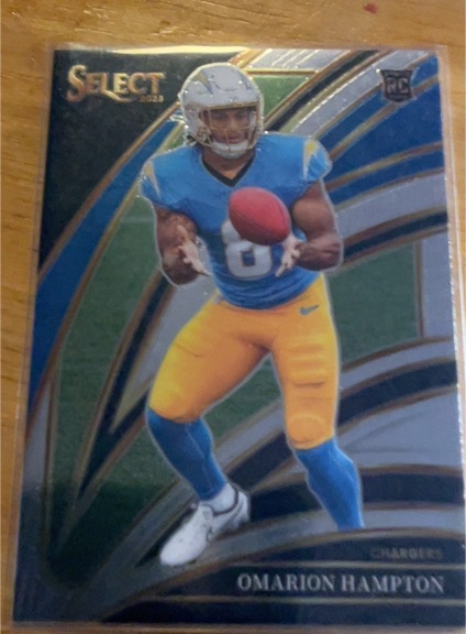 2025 Panini Select #202 Omarion Hampton — front