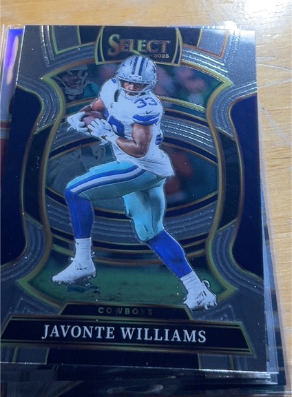 2025 Panini Select #97 Javonte Williams — front