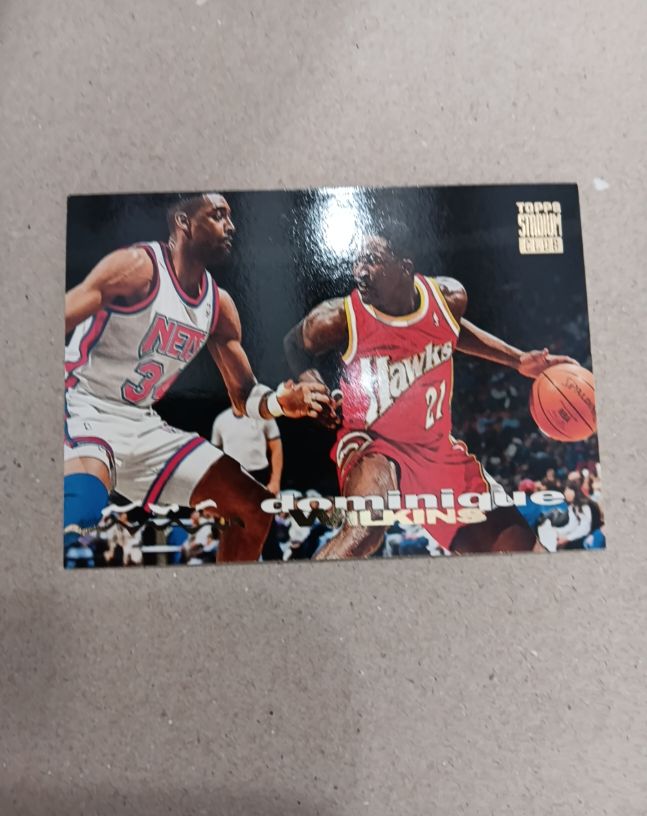 1993-94 Topps Stadium Club #129 Dominique Wilkins — front