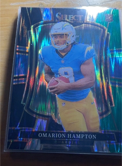 2025 Panini Select #102 Omarion Hampton — front