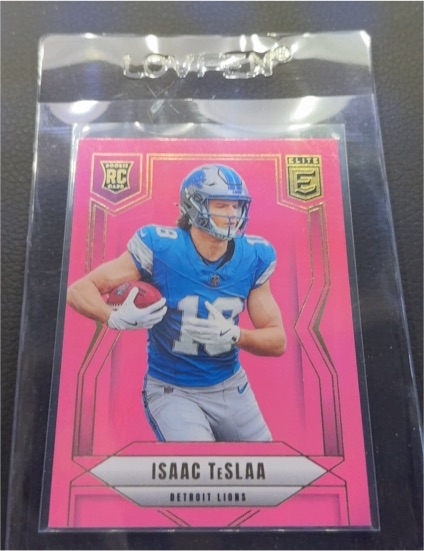 2025 Panini Donruss Elite #117 Isaac Teslaa Pink RC — front