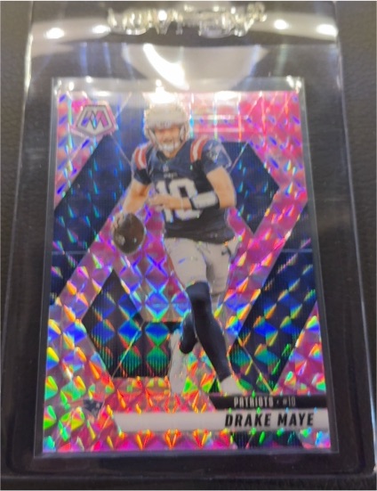 2025 Panini Mosaic #28 Drake Maye — front