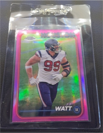 2024 Topps Chrome #82 J.J. Watt — front