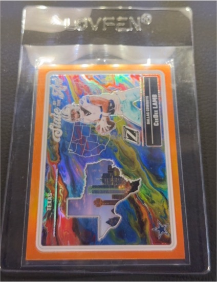 2024 Panini Zenith #15 CeeDee Lamb State of the Art Orange — front