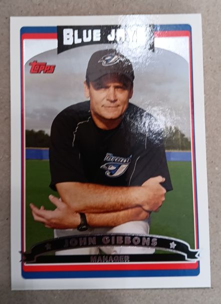 2006 Topps #589 John Gibbons — front