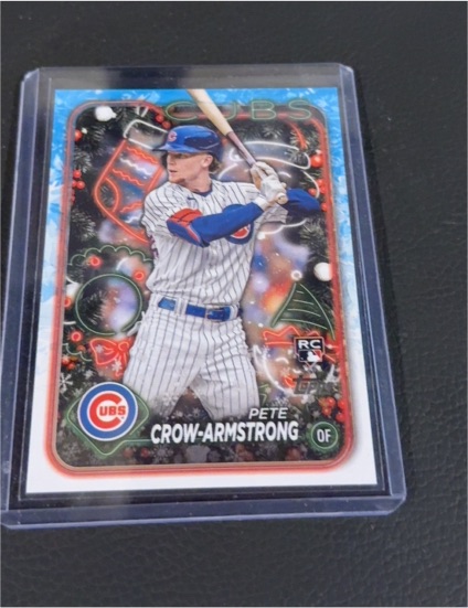 2024 Topps Holiday #H136 Pete Crow-Armstrong — front
