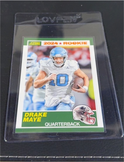 2024 Score #3 Drake Maye Rookie — front