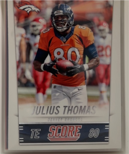 2014 Panini Score #80 Julius Thomas — front