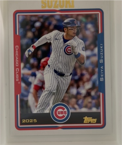 2025 Topps #2025 Seiya Suzuki Chicago Cubs — front