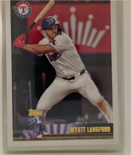 2025 Topps Archives #109 Wyatt Langford — front