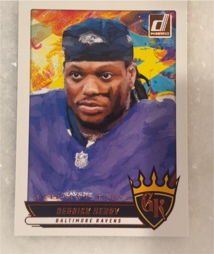 2025 Panini Donruss #GK-DHY Derrick Henry Gridiron Kings Baltimore Ravens — front