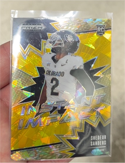 2025 Panini Prizm Draft Picks #II-SSS Shedeur Sanders Instant Impact — front