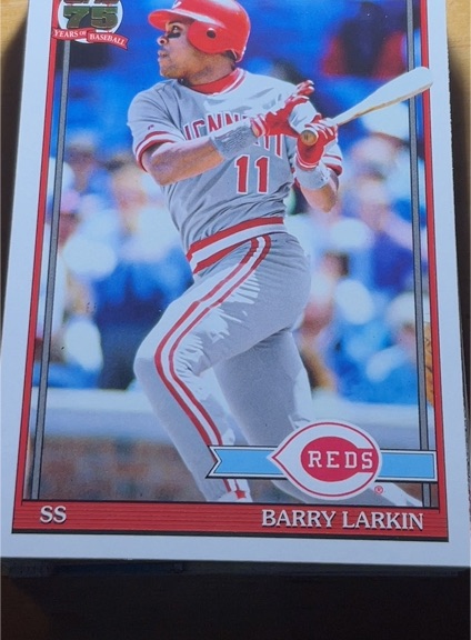 2026 Topps Series 1 #T91-81 Barry Larkin — front
