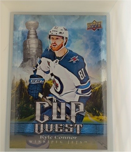 2025-26 Upper Deck Series 1 #CQ-7 Kyle Connor Cup Quest — front