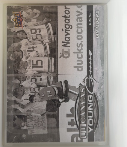 2025-26 Upper Deck #C-111 Ian Moore UD Canvas Young Guns Anaheim Ducks — front