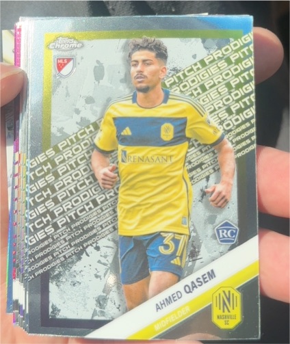 2025 Topps Chrome MLS Pitch Prodigies #192 Ahmed Qasem — front