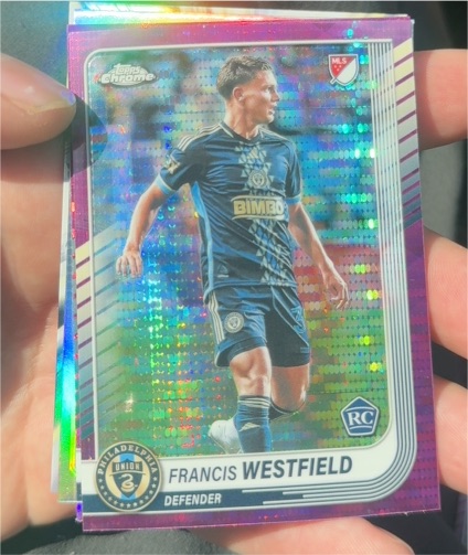 2025 Topps Chrome MLS #39 Francis Westfield — front