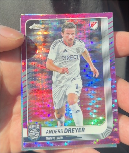 2025 Topps Chrome MLS #108 Anders Dreyer — front