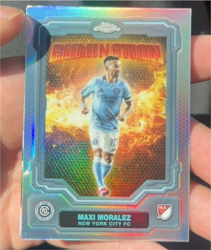 2025 Topps Chrome MLS #EL-3 Maxi Moralez Elimination — front