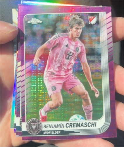 2025 Topps Chrome MLS #90 Benjamín Cremaschi — front